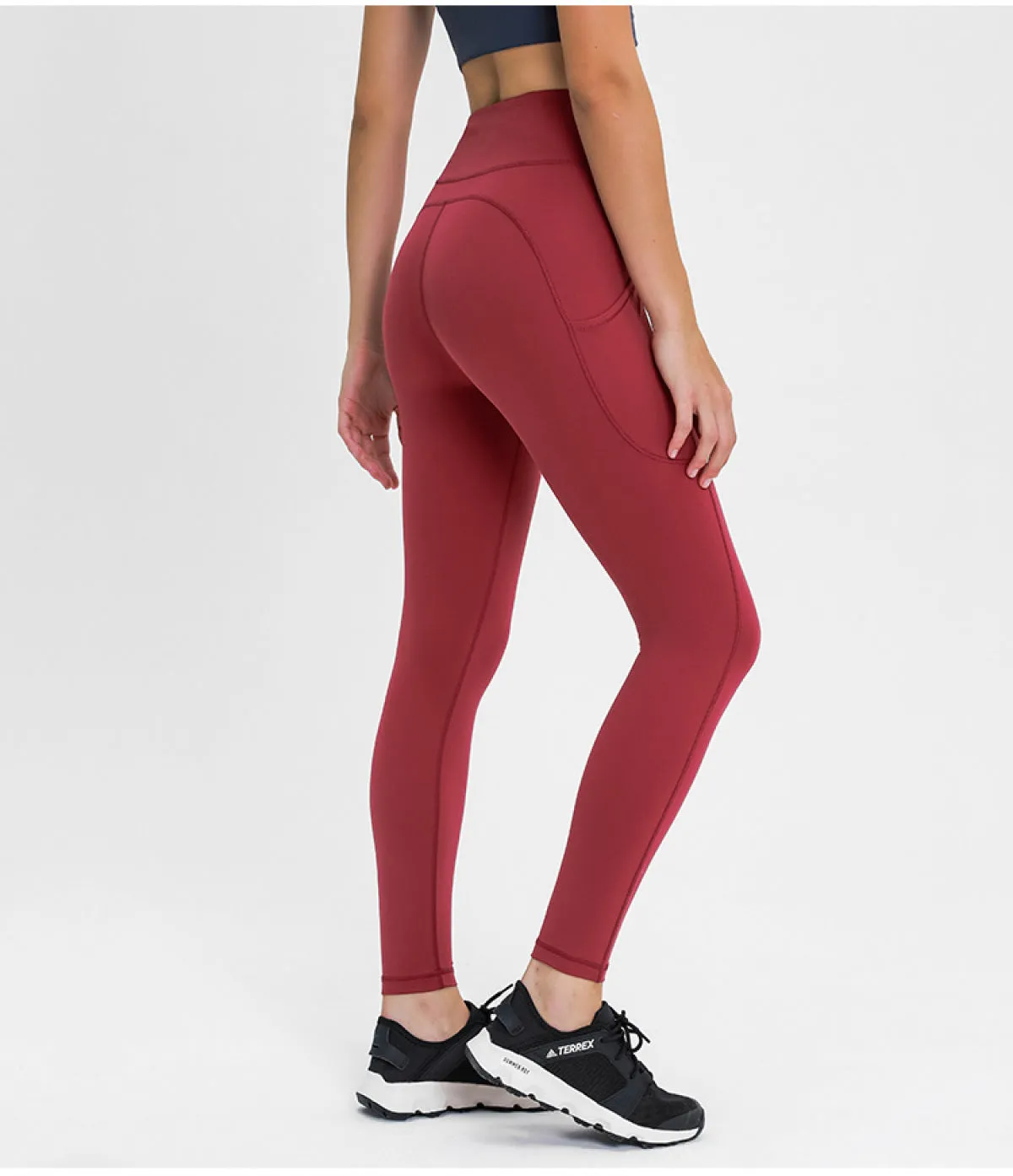 Women's High Waist Elastic Slim Leggings