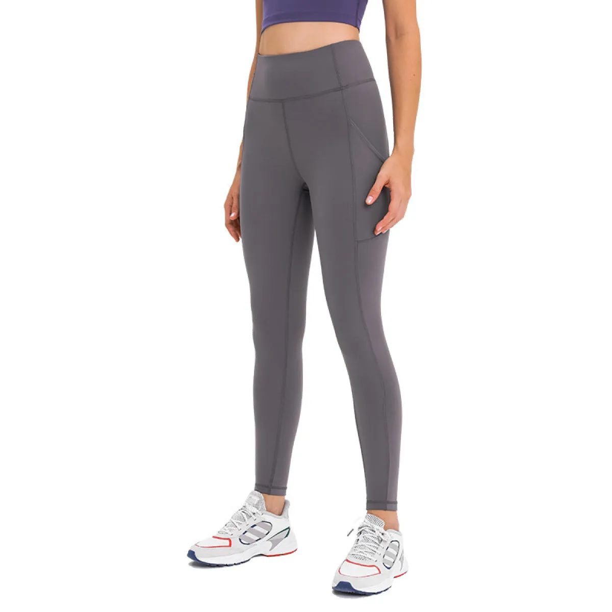 Women's High Waist Elastic Slim Leggings