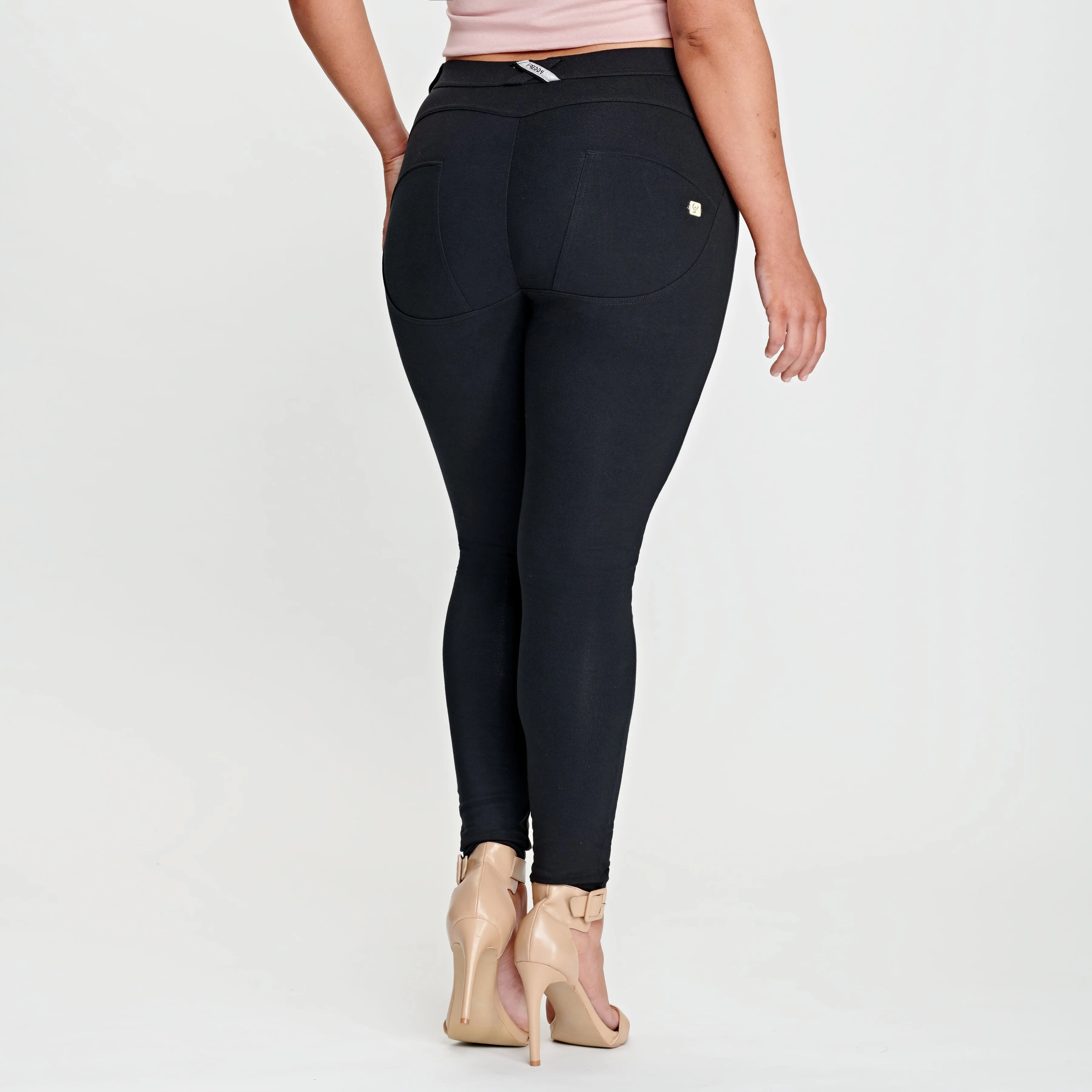 WR.UP® Curvy Fashion - High Waist - Full Length - Black