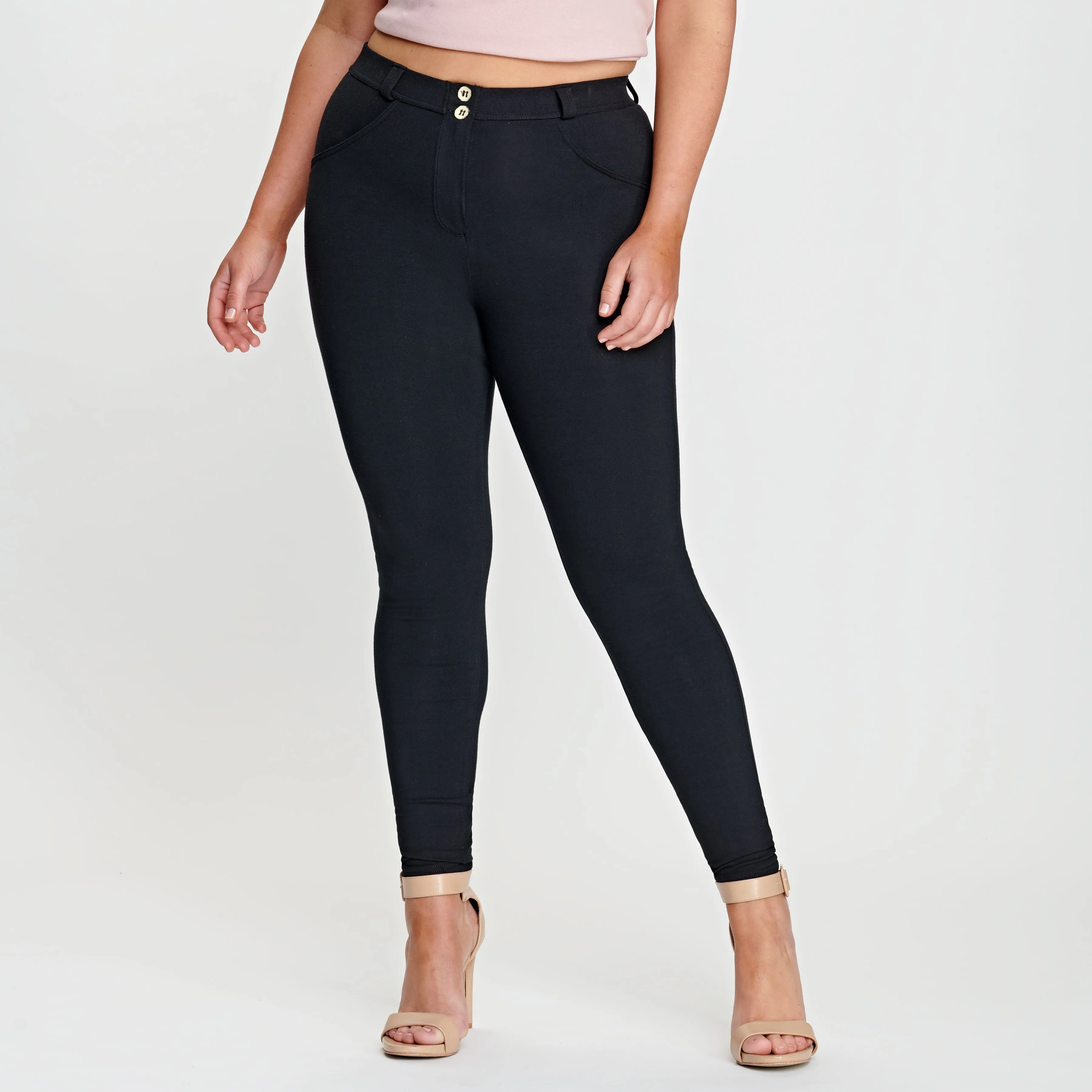 WR.UP® Curvy Fashion - High Waist - Full Length - Black