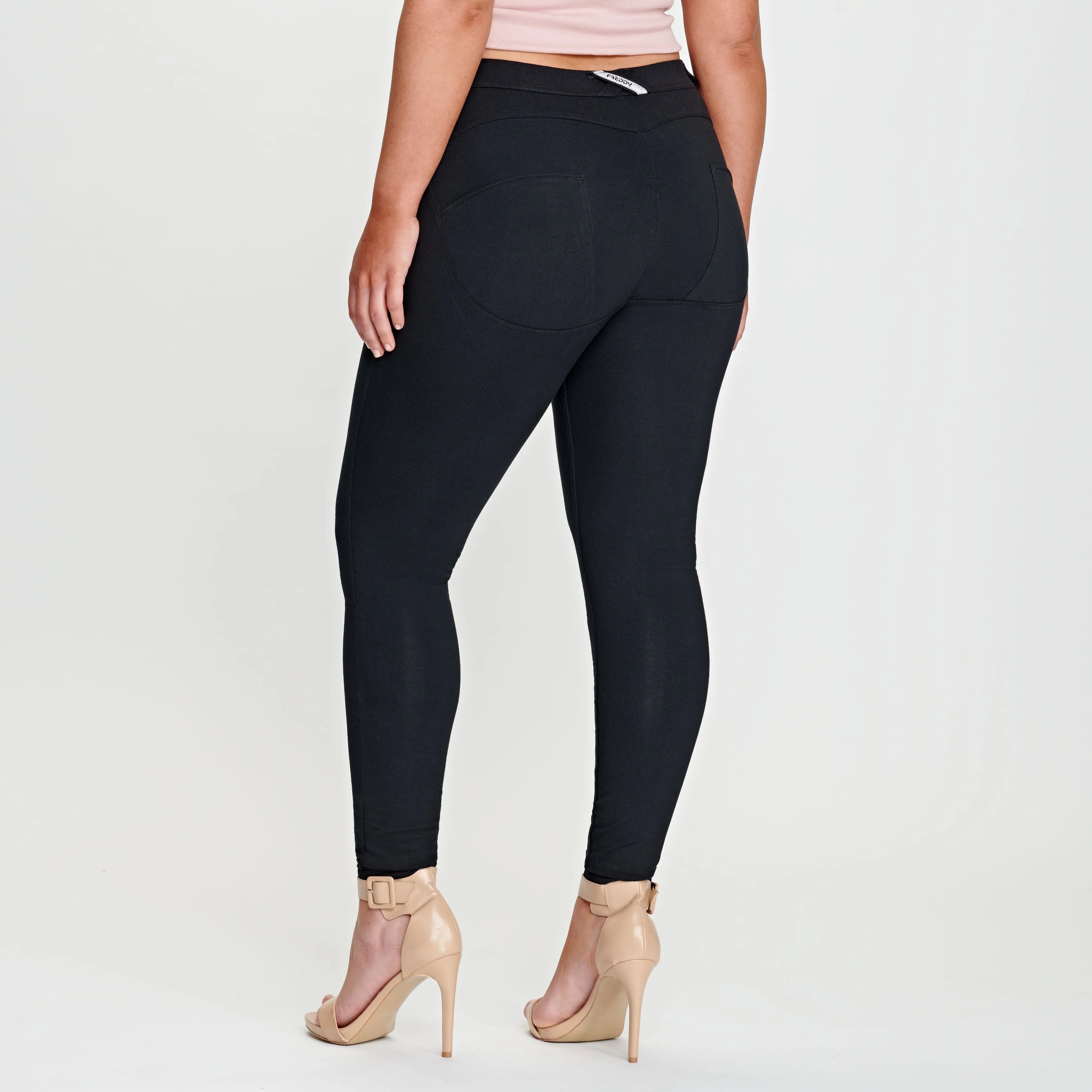 WR.UP® Curvy Fashion - High Waist - Full Length - Black