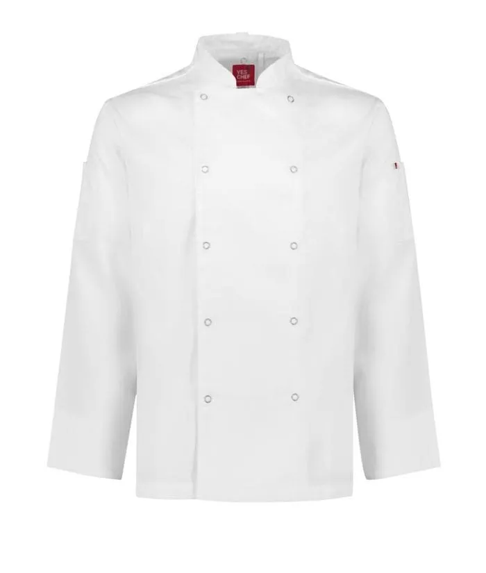 Zest Mens L/S Vented Chef Jacket